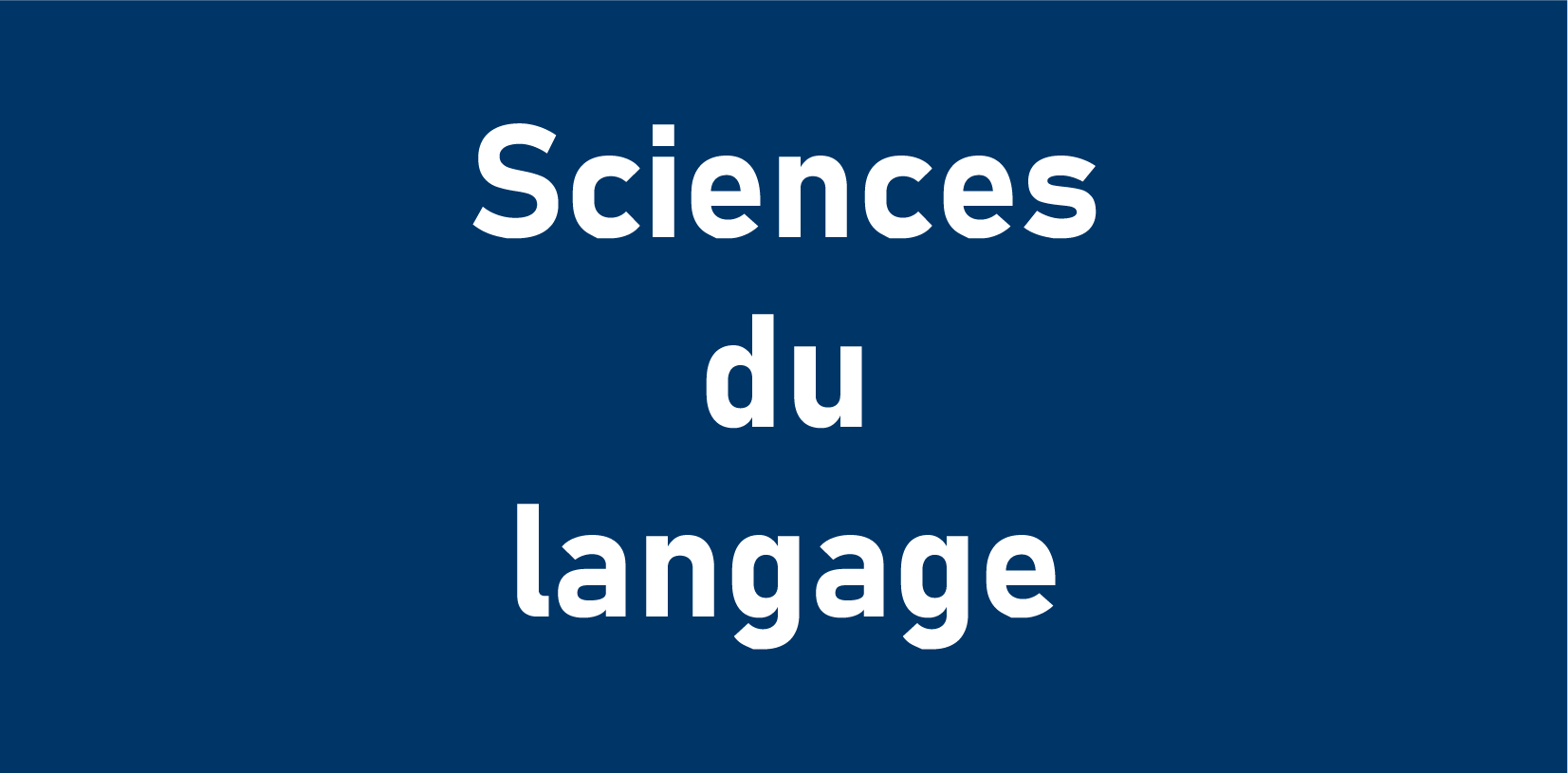 Master Sciences Du Langage Ufr Lettres Et Langages